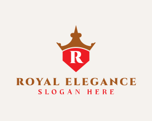 Elegant Royal Shield logo design