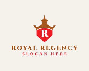 Elegant Royal Shield logo design