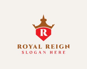 Elegant Royal Shield logo design