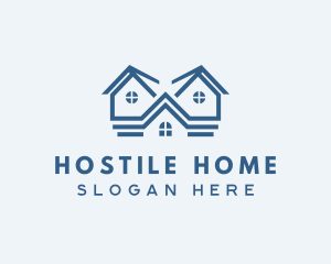 Home Property Roof logo design