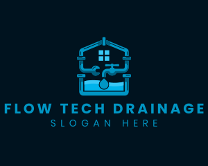 Faucet Plumbing Water logo design