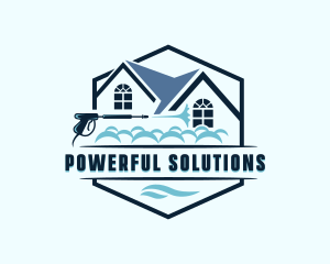 Sanitation Pressure Washing logo design