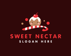 Sweet Christmas Candy logo design