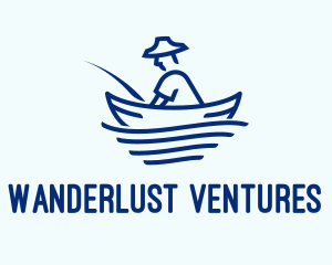 Blue Fisherman Boat logo