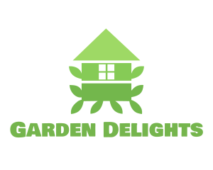 Green Leaf House logo design