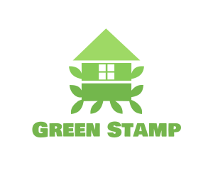 Green Leaf House logo design