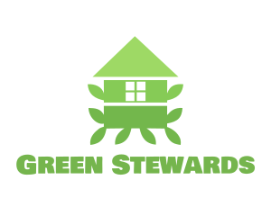 Green Leaf House logo design