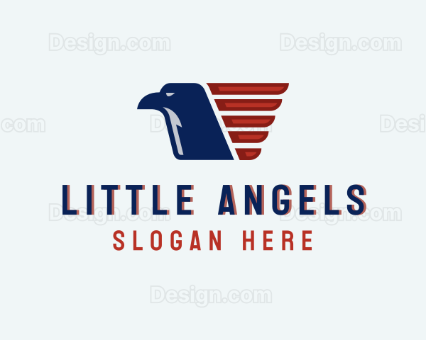 Military Eagle Wings Logo