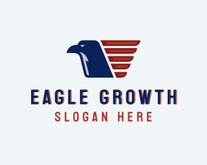 Military Eagle Wings logo design