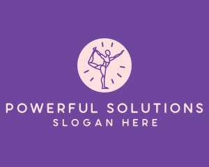 Yoga Body Stretch logo design