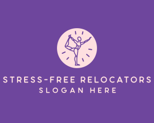 Yoga Body Stretch logo design