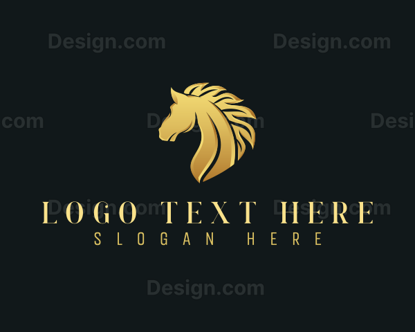 Luxury Equestrian Stallion Logo