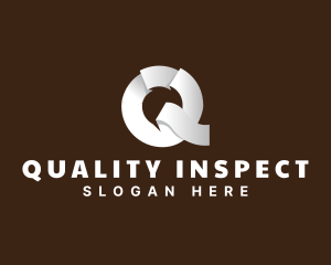 Paper Advertising Agency Letter Q logo design