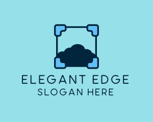 Cloud Storage Tech logo design