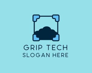 Cloud Frame Tech logo design