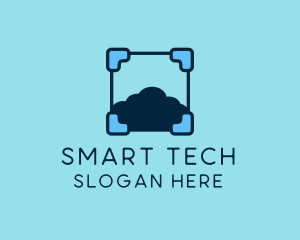 Cloud Storage Tech logo design