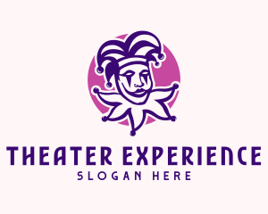 Jester Theater Clown logo