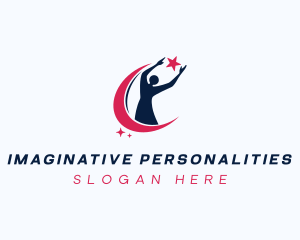 Person Leadership Career logo design