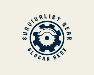 Carpentry Circular Saw Tool  logo design