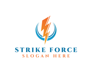 Power Thunder Strike logo design