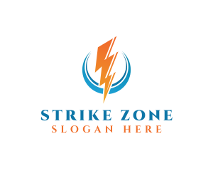 Power Thunder Strike logo design