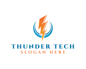 Power Thunder Strike logo design