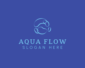 Modern Water Bubble logo design