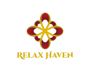 Gradient Flower Spa Logo