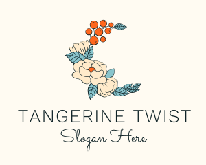 Flower Tangerine Decoration logo
