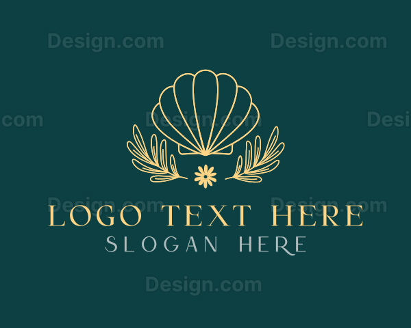 Sea Clam Shell Logo