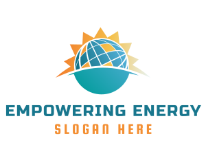 Solar Power Panel logo design