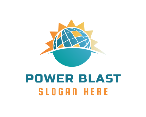 Solar Power Panel logo design