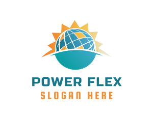 Solar Power Panel logo design