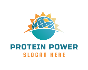 Solar Power Panel logo design