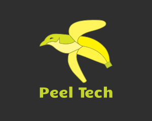 Banana Bird Peel logo design
