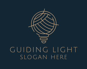 Crochet Light Idea logo design