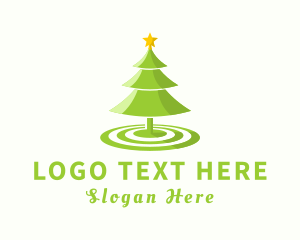 Star Christmas Tree Logo