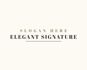 Premium Elegant Deluxe logo design