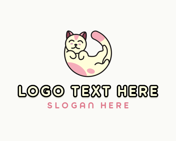 Sleeping logo example 3