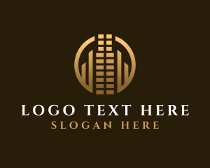 Premium Real Estate Building Logo