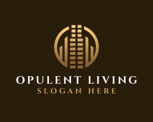 Premium Real Estate Building logo design