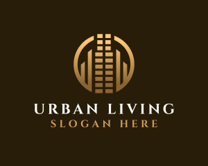 Premium Real Estate Building logo