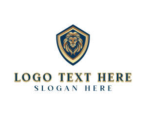 Elegant Lion Crest logo