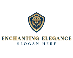 Elegant Lion Crest logo design