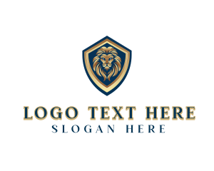 Lion - Elegant Lion Crest logo design
