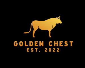 Golden Ox Bullfighting logo design