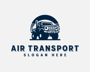 Truck Vehicle Transportation logo design