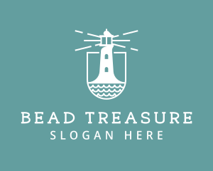 Classic Seaside Lighthouse logo design