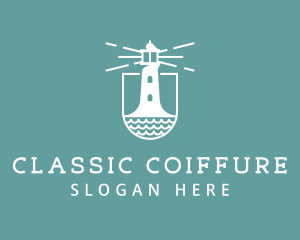 Classic Seaside Lighthouse logo design