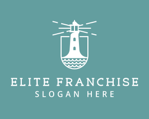 Classic Seaside Lighthouse logo design